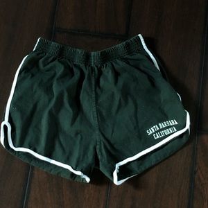 green shorts